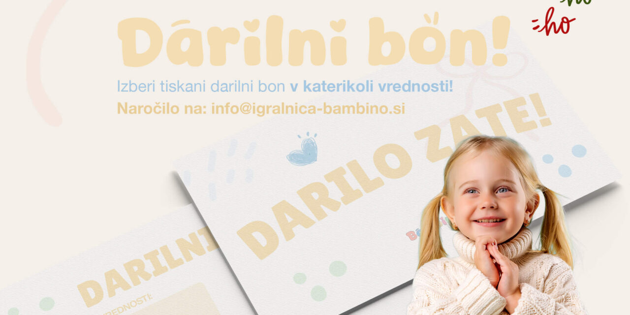 Darilni bon Bambino – darilo, ki vedno razveseli